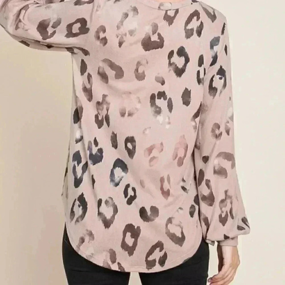 BRUSHED KNIT LOOSE FIT TOP - Picture 4 of 5